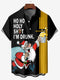 Men's Christmas Funny Graphic Short Sleeve Hawaiian Shirt