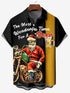 Men's Christmas Funny Graphic Short Sleeve Hawaiian Shirt