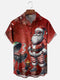 Men's Christmas Funny Graphic Short Sleeve Hawaiian Shirt