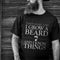 Men's I Grow A Beard And I Know Things Print T-shirt