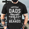 Men's Awesome Dads Have Bibles & Beards Print T-shirt