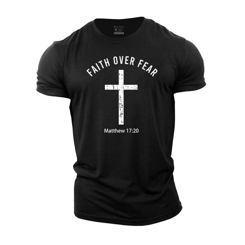 Men's Faith Over Fear Cotton T-Shirt