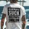 Men's Mean People Suck Nice People Swallow Printed T-shirt
