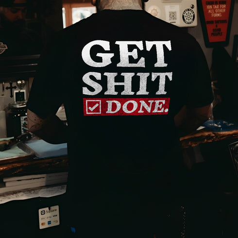 Men's Get Shit Done Printed T-shirt