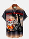 Men's Christmas Funny Graphic Short Sleeve Hawaiian Shirt
