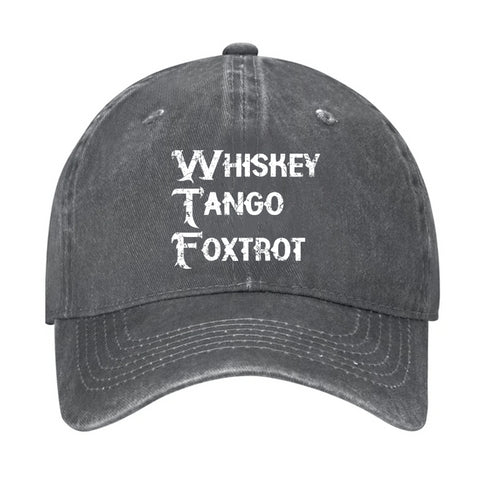 Men's WTF - WHISKEY TANGO FOXTROT CAP