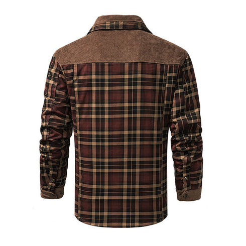 Men‘s Warm Pocket Casual Jacket Outwear