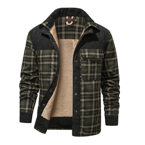 Men‘s Warm Pocket Casual Jacket Outwear