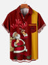 Men's Christmas Funny Graphic Short Sleeve Hawaiian Shirt