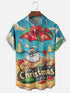 Men's Christmas Funny Graphic Short Sleeve Hawaiian Shirt
