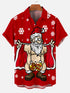 Men's Christmas Funny Graphic Short Sleeve Hawaiian Shirt