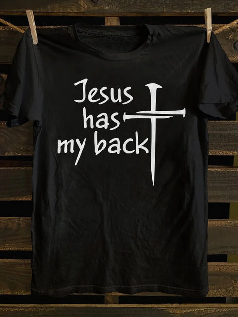 Unisex Jesus Has My Back T-shirt