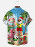Men's Christmas Funny Graphic Short Sleeve Hawaiian Shirt