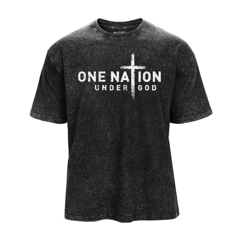 Men's One Nation Under God Washed T-Shirt