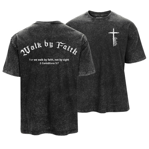 Men's Walk By Faith Washed T-Shirt