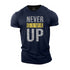 Men's Never Give Up Cotton T-Shirt