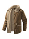 Men's Thickened Lambswool Winter Casual Loose Corduroy Jacket