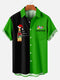 Men's Christmas Funny Graphic Short Sleeve Hawaiian Shirt