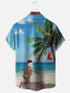 Men's Christmas Funny Graphic Short Sleeve Hawaiian Shirt