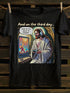 Unisex Funny Jesus is Risen Video Game T-shirt