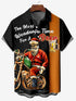 Men's Christmas Funny Graphic Short Sleeve Hawaiian Shirt