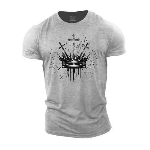 Men's Cross Crown Cotton T-Shirt