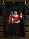 Unisex Father Christmas with Jesus T-shirt