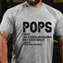 Men's Pops Like A Regular Grandpa Only Much Cooler See Also: Exceptionally Handsome T-Shirt