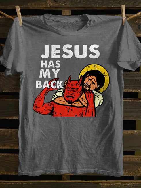 Unisex Jesus Has My Back Classic T-shirt