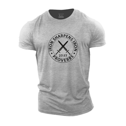 Men's IRON SHARPENS IRON Cotton T-Shirt