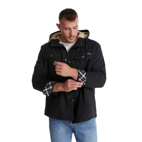 Men‘s Warm Polar fleece Pocket Casual Hoodie Jacket Outwear