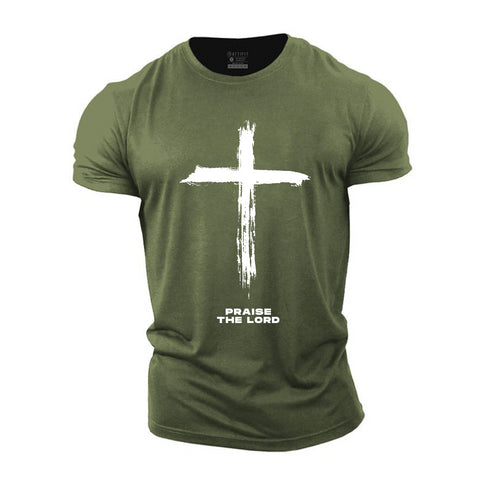 Men's Praise The Lord Cotton T-Shirt