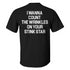 Men's I Wanna Count The Wrinkles On Your Stink Star T-shirt