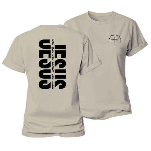 Women's Jesus The Way The Truth The Life Cotton T-Shirt