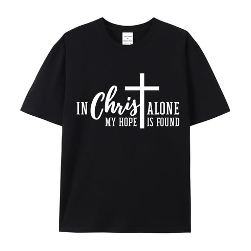 Unisex My Hope Is Found In Christ Alone Cotton T-Shirt