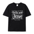 Unisex There Was Jesus Cotton T-Shirt
