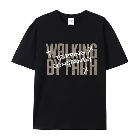 Unisex Walk By Faith Cotton T-Shirt