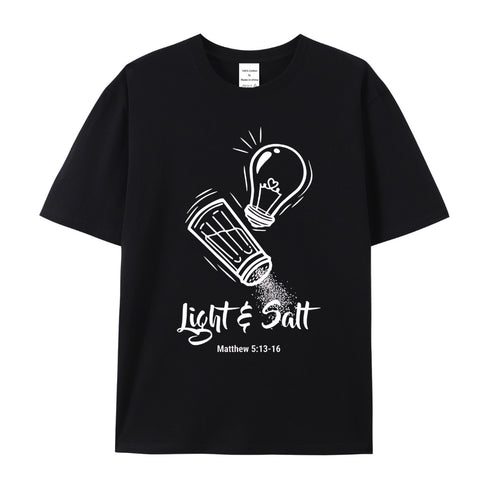 Unisex Light And Salt Cotton T-Shirt