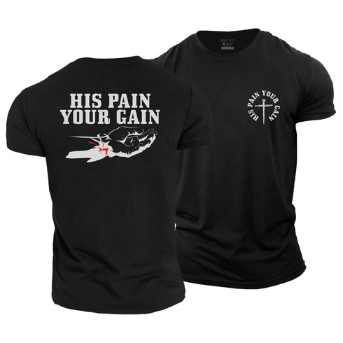 Men's His Pain Your Gain Cotton T-Shirt