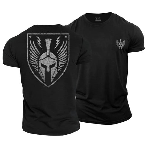 Men's Warrior Shield Cotton T-Shirt