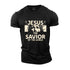 Unisex Jesus The Savior Of The World Cotton T-Shirt