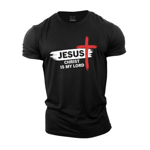 Men's Jesus Christ Is My Lord Cotton T-Shirt