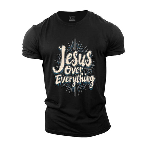 Men's Jesus Over Everything Cotton T-Shirt