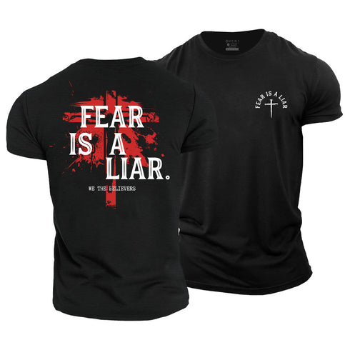 Men's Fear Is A Liar Cotton T-Shirt