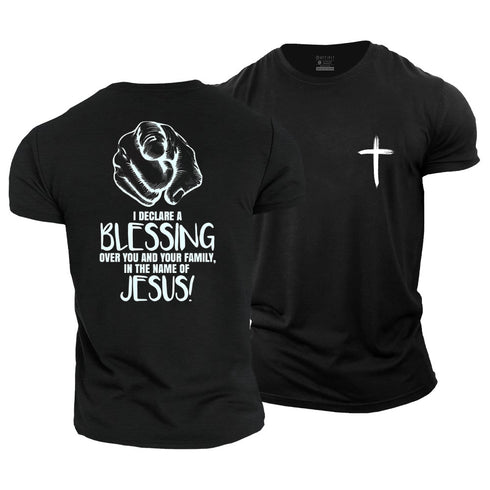 Men's I Declare A Blessing Over You Cotton T-Shirt