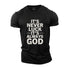 Men's It's Never Luck It's Always God Cotton T-Shirt