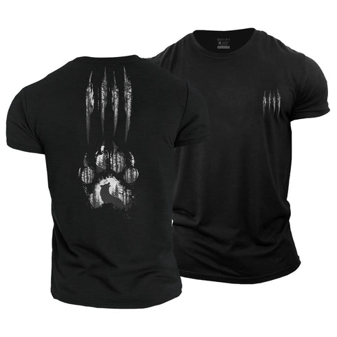 Men's Wolf Claw Landscape Cotton T-Shirt