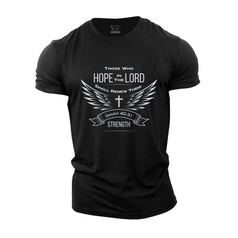 Men's Isaiah 40:31 Cotton T-Shirt