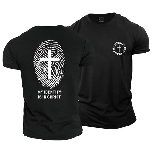 Men's My Identity Is In Christ Cotton T-Shirt