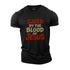 Men's Saved By The Blood Of Jesus Cotton T-Shirt